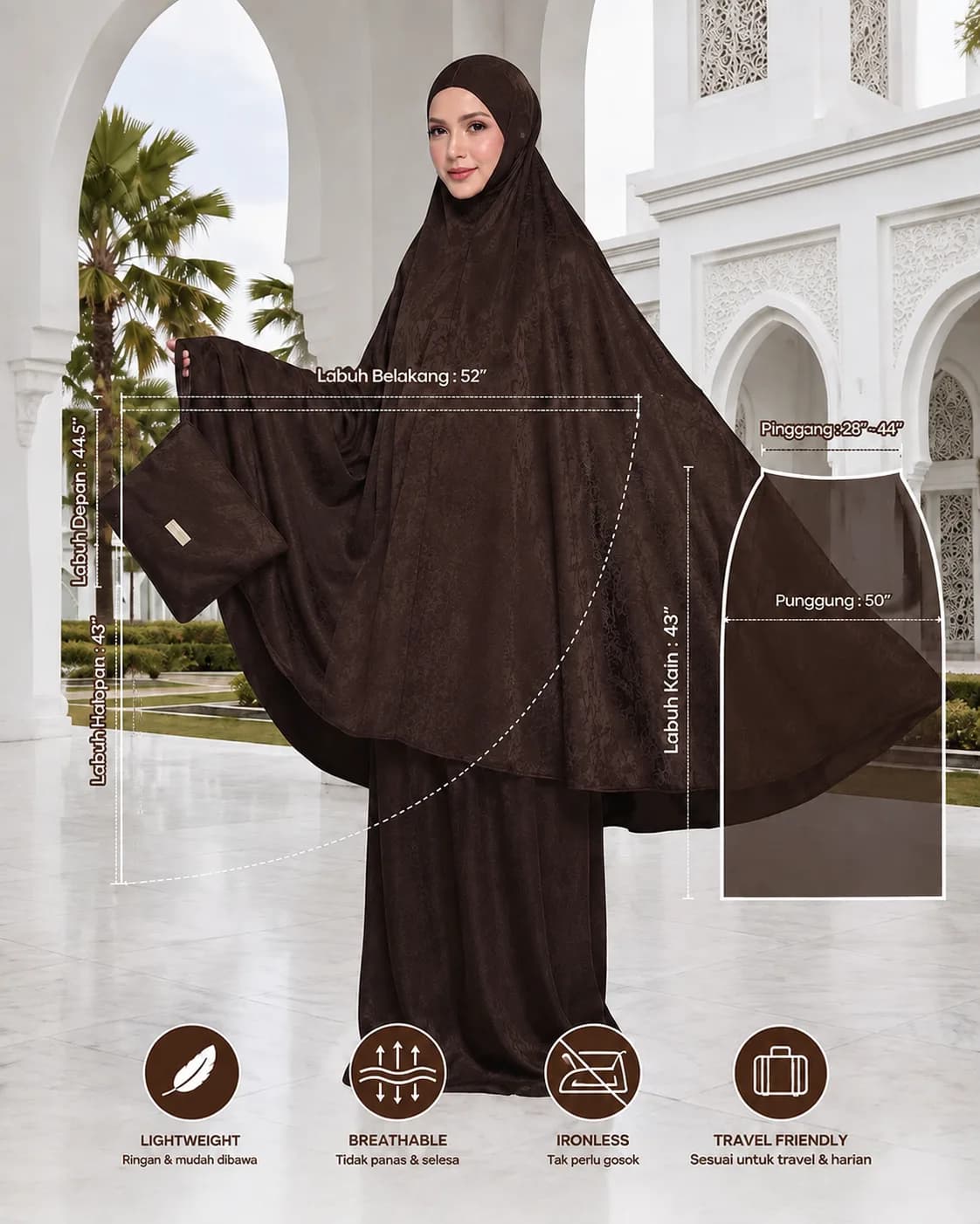 Lightweight & Comfortable Prayer Outfit — Image 2 of 6
