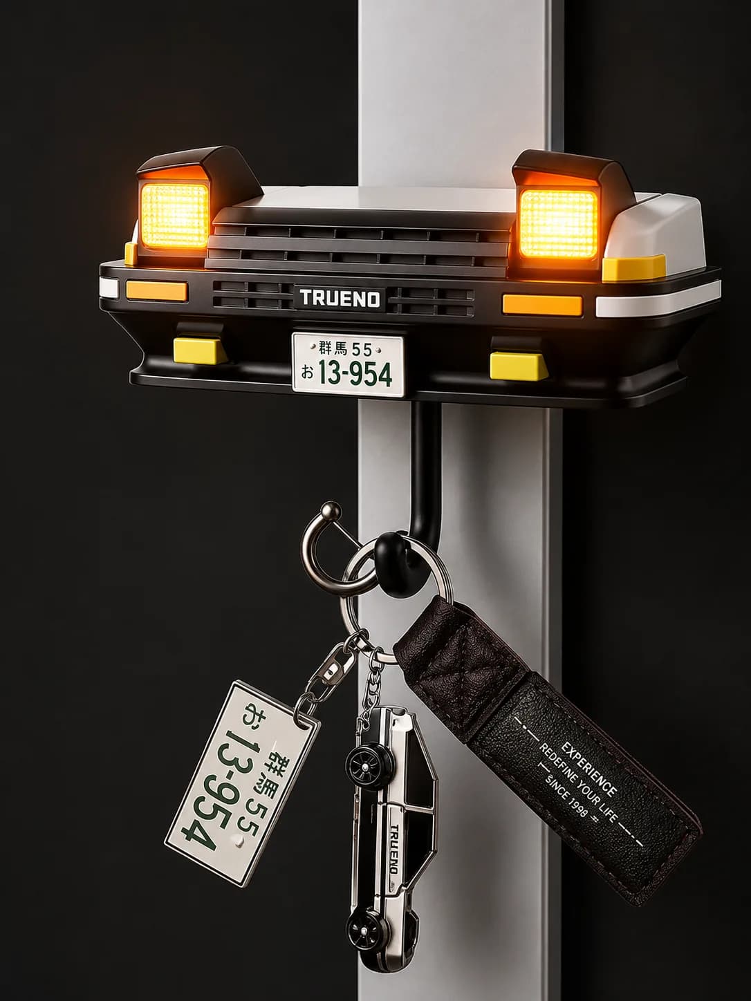 Car Headlight Wall Key Holder – Wall Mounted Car Front Key Hanger — Image 3 of 4